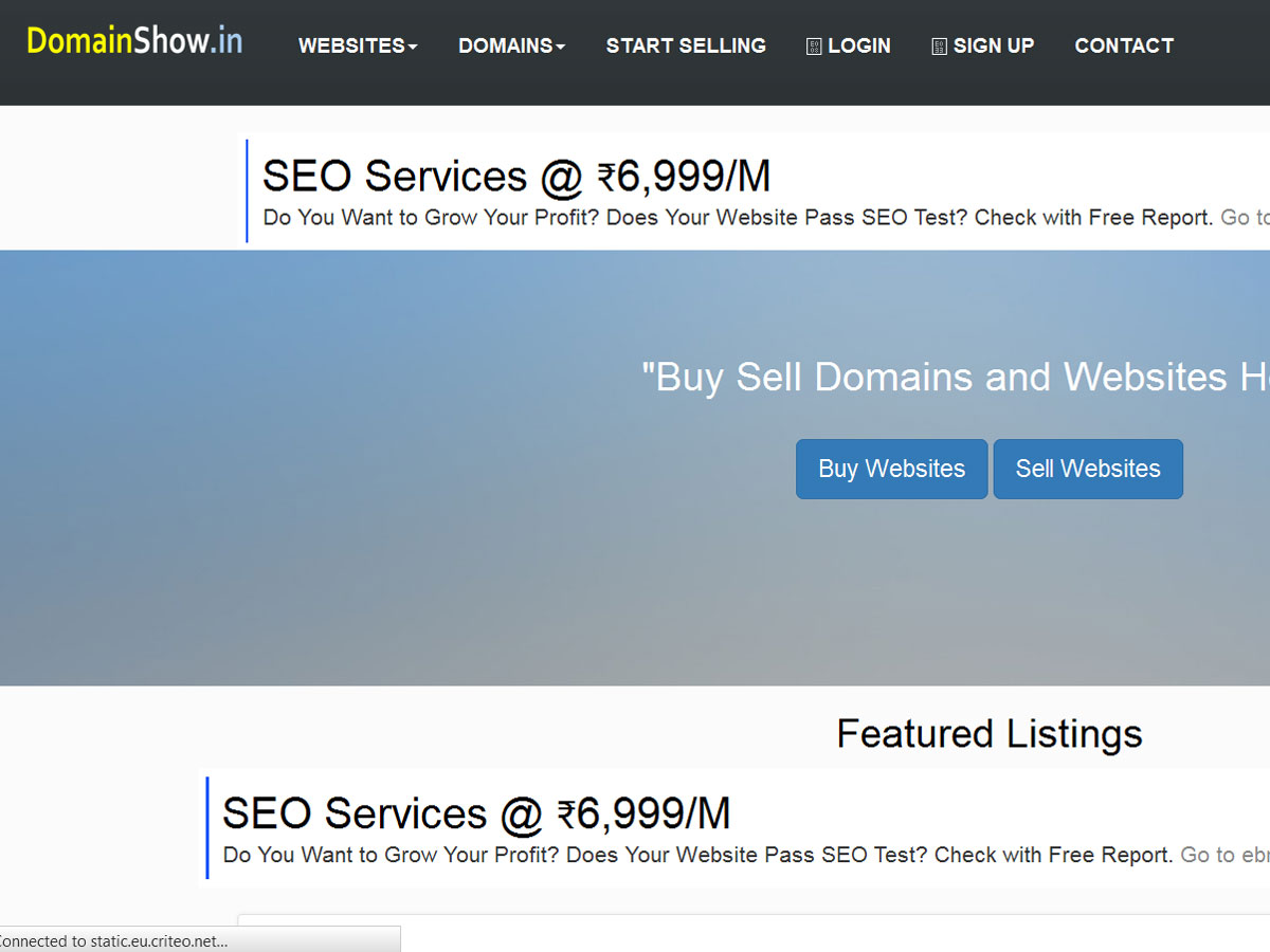 start your own domain marketplace