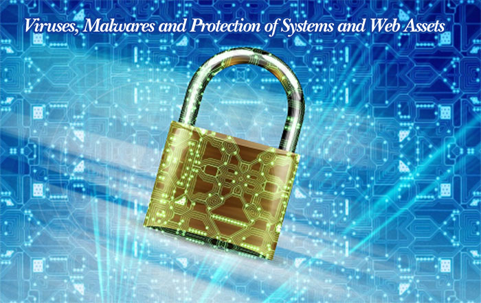 Viruses, Malwares and Protection of Systems and Web Assets